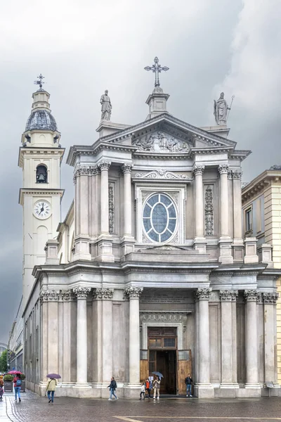 Turín Italia 2022 Iglesia San Carlo Turín — Foto de Stock