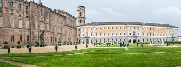 Turim Itália 2022 Vista Panorâmica Dos Belos Jardins Palácio Real — Fotografia de Stock