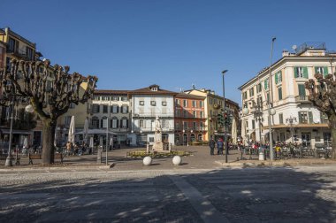 intra, Italy - 02-05-2023: The beautiful main square of Intra