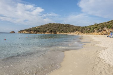 Teulada Körfezi 'nin havadan görünüşü