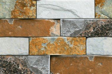 Doğal Taş Duvar Arkaplanı, Taş Duvar Döşemeleri Tasarımı.