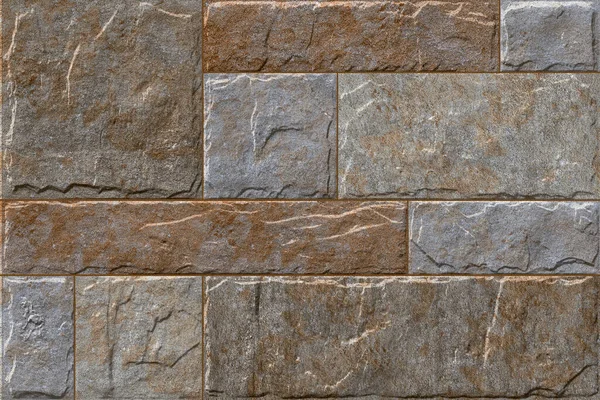 Фон Стены Природного Камня Дизайн Плитки Стены Камня — стоковое фото