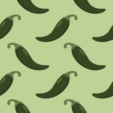 Kırmızı bibersiz pettern vektör çizimi.