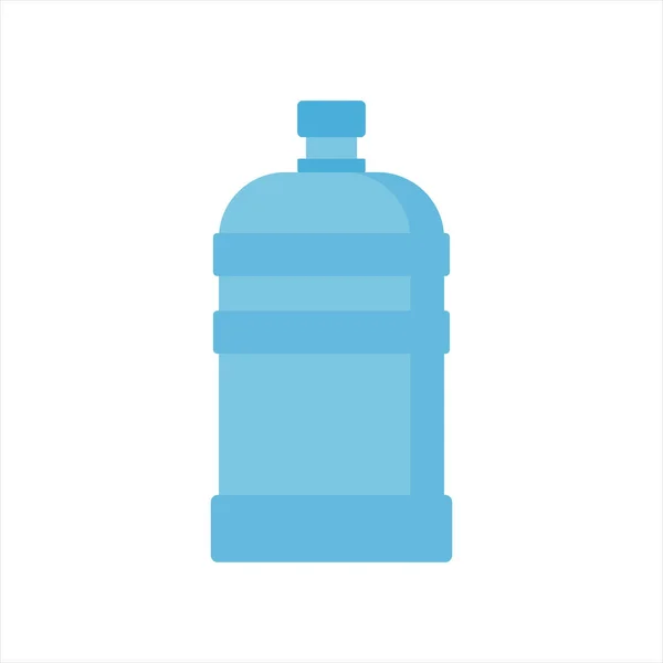 Water Gallon Flat Design Template Vector Big Bottle Clean Water — Stock Vector