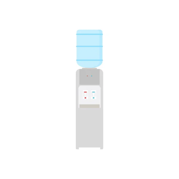 Wasserspender Flache Design Vektor Illustration Desktop Wasserkühler Vektor Illustration Flachen — Stockvektor