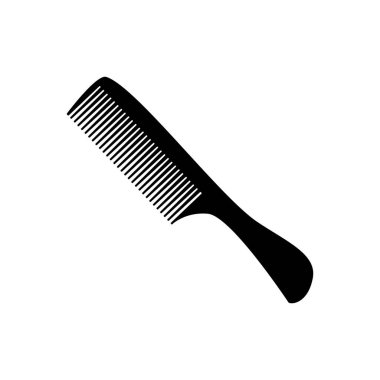 saç tarak düz tasarım vektör çizimi