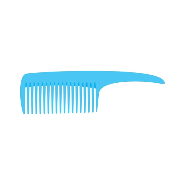 Com Cheveux Pour Coiffeur Soins Capillaires Peignage Coiffage Dessin Plat — Image vectorielle