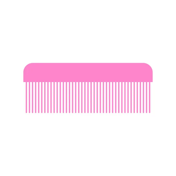 Hair Comb Flat Design Vector Illustration — Stock Vector