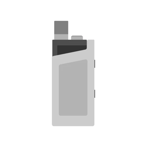 Vapenutrustning Elektronisk Cigarett Vektorillustration Vape Platt Design Vektor Illustration Ångutveckling — Stock vektor
