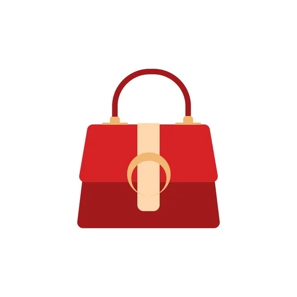 핸드백 디자인 일러스트 핸드백 손잡이가 현대식 손가방 아름다운 클러치 액세서리 — 스톡 벡터