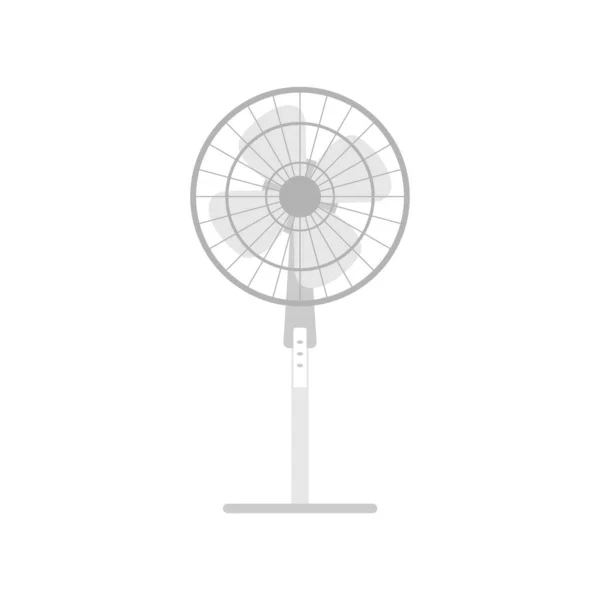 Electric Fan Flat Design Vector Illustration Isolated White Background — Stock Vector