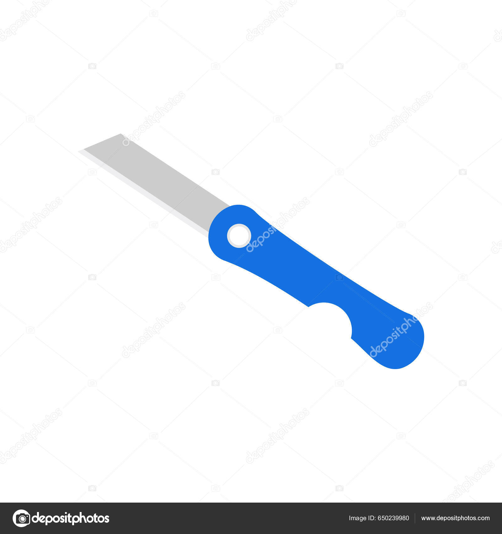 Boxcutter Flat Design Vector Illustration Blade Stationery Knife Vector  Illustration Stock Vector by ©diplograma 650239980