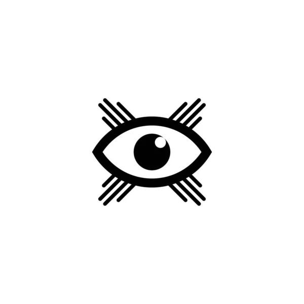Alle Sehenden Augen Symbol Vektor Illustration — Stockvektor