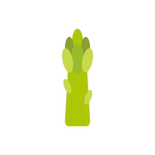 Asparagus Flat Design Vector Illustration Vegetable Illustration Farm Market Menu — Stock Vector
