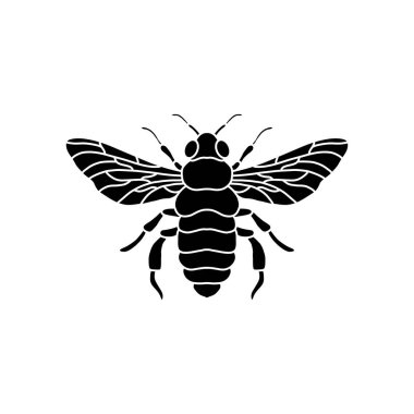 bal arısı bal ürünleri, ambalaj, tasarım için siyah ve beyaz vektör çizimi.