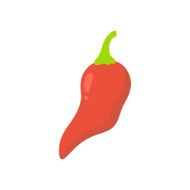 Taze kırmızı biber çizimleri. Yemek pişirmek için kırmızı biber sebzesi