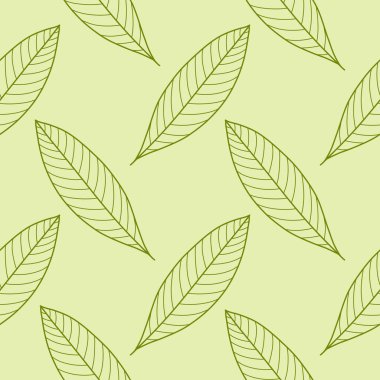 Geriye kusursuz bir desen vektör çizimi bırakıyor. Organik doğa bitki vektör deseni.