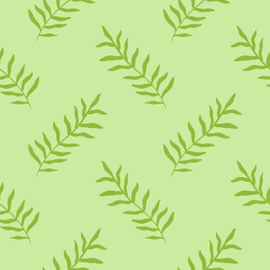 Soyut doğa, çağdaş, kusursuz desen. Yeşil yapraklar pürüzsüz desen