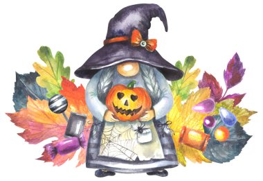 Beyaz arkaplanda suluboya resim.