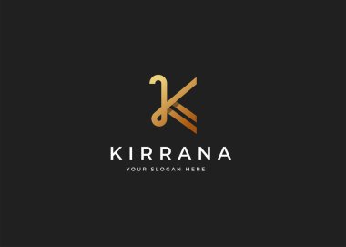 Harf K Lüks Logo Tasarımı