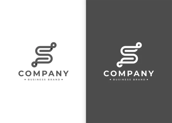 Moderne Buchstaben Logo Design Vorlage — Stockvektor