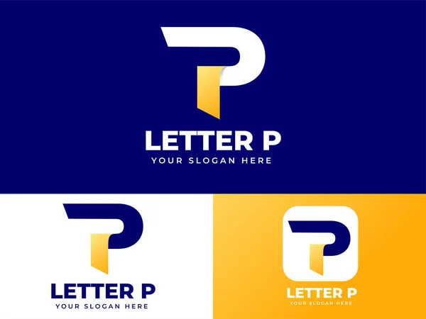 Letter Elegant Gouden Logo Ontwerp — Stockvector