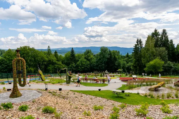 Krynica-Zdroj 'daki Parkowa Dağı' nda (Polonya)