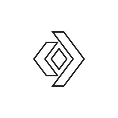 soyut geometrik dikdörtgen çizgi tasarım vektörü beyaz arkaplanda izole edildi.