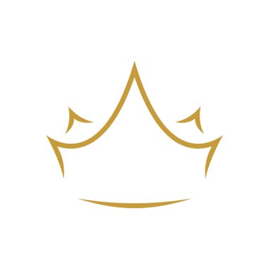 Beyaz arka planda izole edilmiş lüks altın kaplama logo tasarımı konsepti. vektör illüstrasyonu.