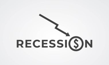 Beyaz zemin üzerinde durgunluk metin tasarım vektörü düz