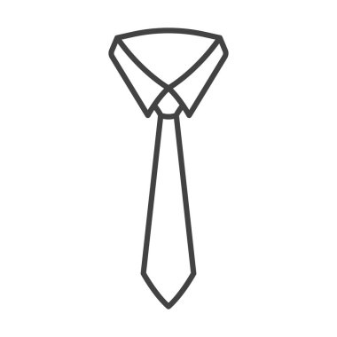 çizgi simgesi düz vektör çizimi