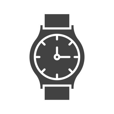 beyaz arkaplanda izole edilmiş simge düz vektörü izle