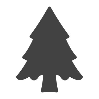 Noellerde çam ağacı simgesi taşıyıcı düz