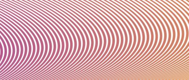 dinamik soyut dalga vektör çizgileri gradyan arkaplan üzerinde akan eşmerkezli çizgiler