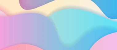 Pastel renkler ve sıvı şekilli soyut sanat arkaplanı