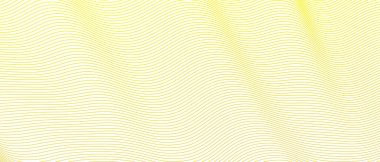 parlak ve dinamik dalga vektör illüstrasyonu açık arkaplan üzerinde akan sarı çizgiler