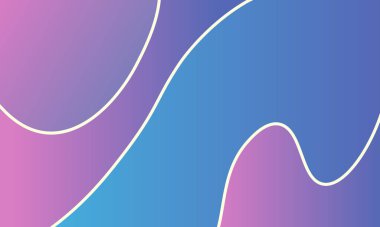 Dinamik Işık ve Renk Akışı, Dalgalı Çizgiler ve Gradyan Dolgularıyla Soyut Arkaplan