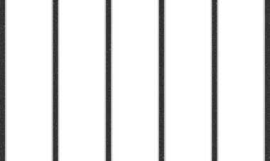 Hapishane parmaklıkları deseni, Beyaz Arkaplanda Karanlık Dikey Çizgiler, Kapatma ve Güvenlik Sembolü, Vektör İllüzyonu.