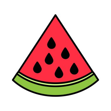 Basit karpuz dilimi vektör gösterimi