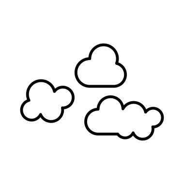 Basit çizgi simgesi vektör illüstrasyonu