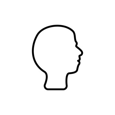 kenar başı ana hatları simge tasarım vektörü