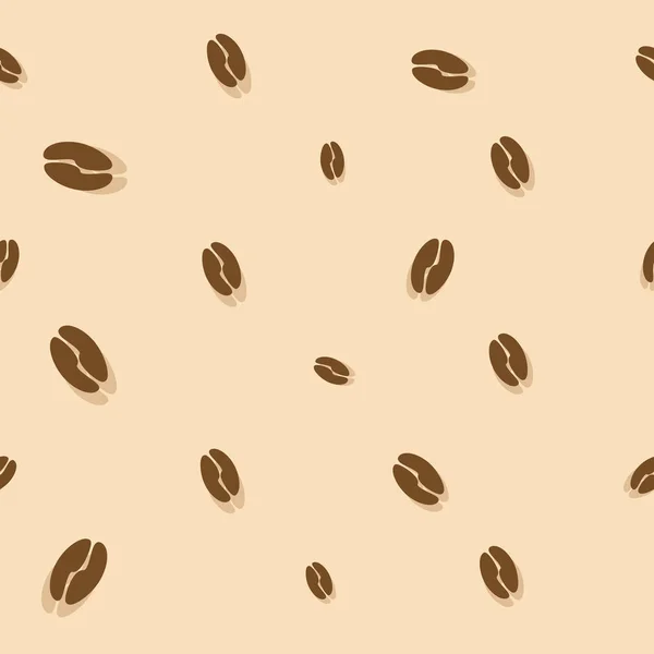 Bezešvé Vzor Káva Pohár Zrno Kávový Vektor Eps10 Cappuccino Mocha — Stockový vektor