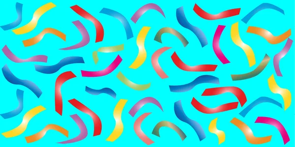 Nahtlose Hintergrund Muster Geometrische Formen Streifen Bänder Heller Farbe Abstraktion — Stockvektor