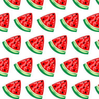 Karpuz vektörü kusursuz desen. Grafik tasarım arkaplanı.