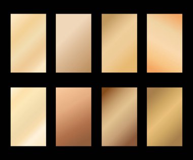 Aygıtlar, bilgisayarlar ve modern akıllı telefon ekranları için parlak, pürüzsüz, pastel gradyan renkler dizaynı. Vektör illüstrasyonu.