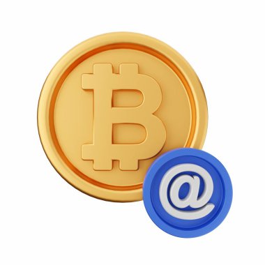 Bitcoin simgesi. Bitcoin işaretinin vektör çizimi. Bitcoin simgesi 