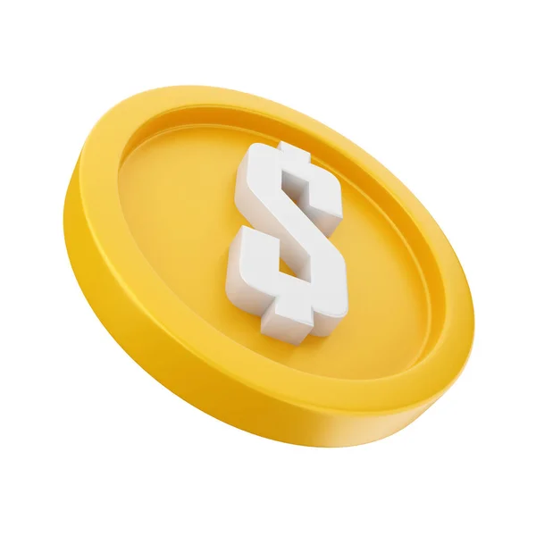 Dollar Symbol Golden Sign — Stock Photo, Image