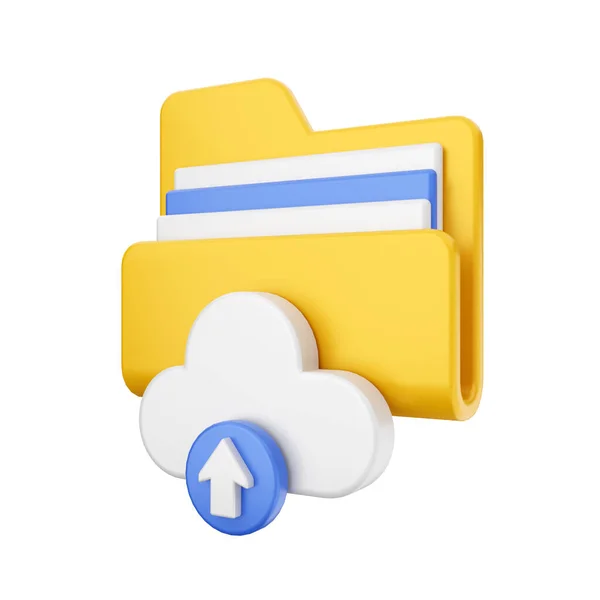 folder with cloud storage