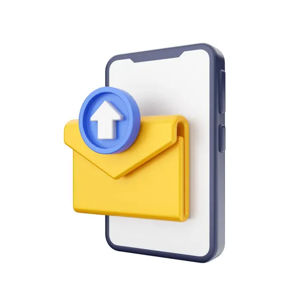 Renderowanie Koncepcji Mail — Zdjęcie stockowe