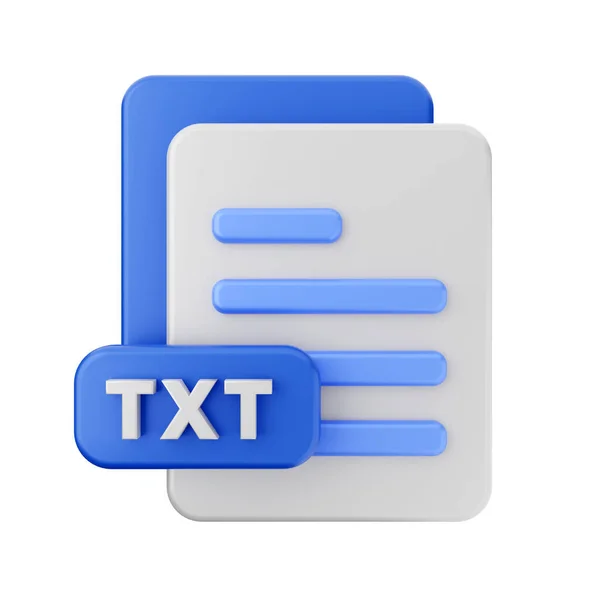Renderização Texto Branco Azul Ícone Mail Azul Isolado Fundo Branco — Fotografia de Stock